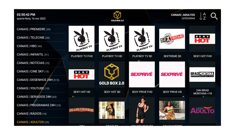 Conteúdo adulto disponível no FUNPLAY